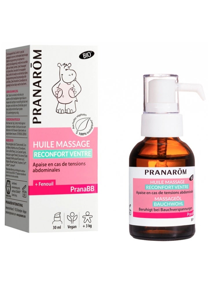 PRANAROM Pranarôm PranaBB Massage Oil Belly Comfort Organic 30ml - Image 1